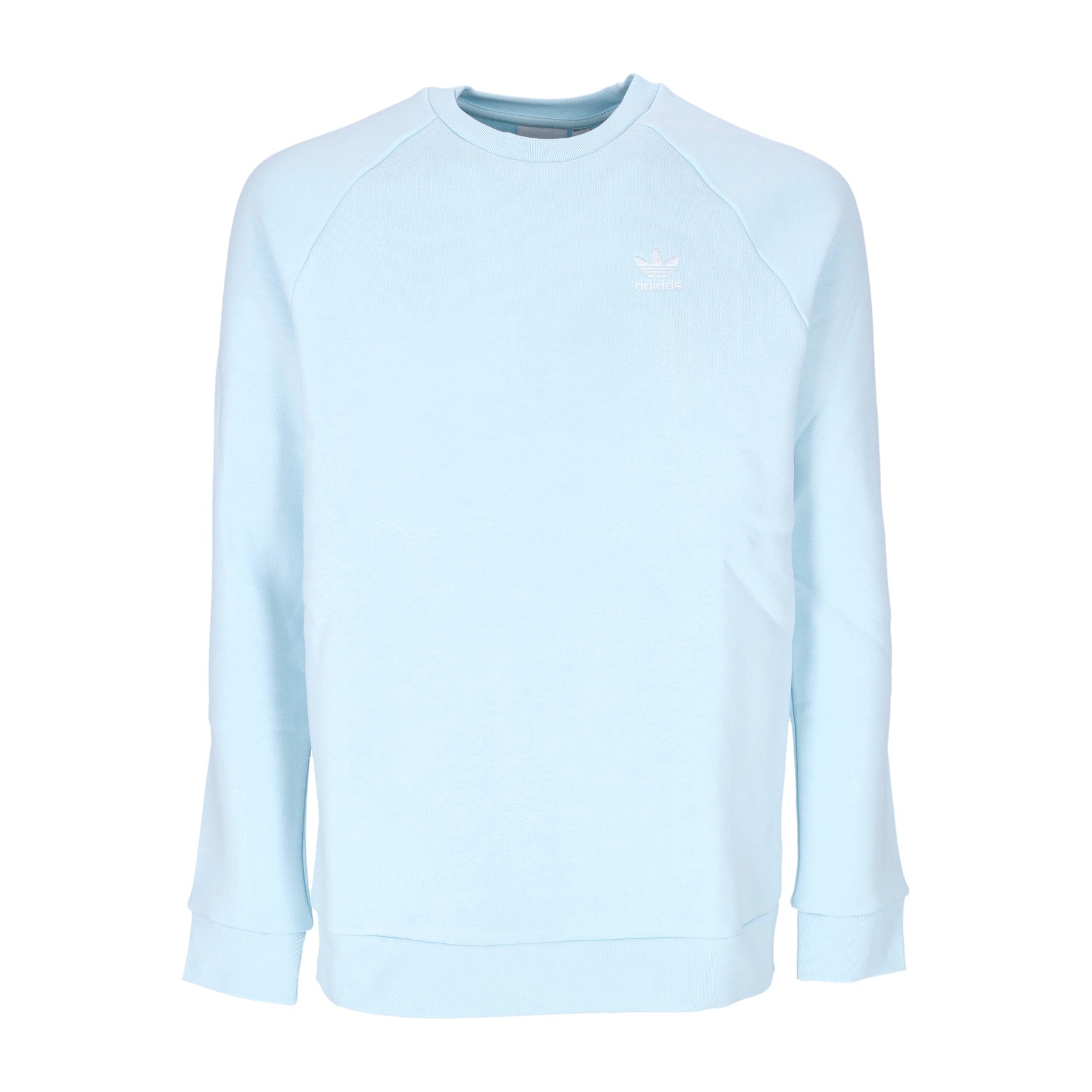 Adidas, Felpa Girocollo Uomo Original Essential Crewneck, Almost Blue