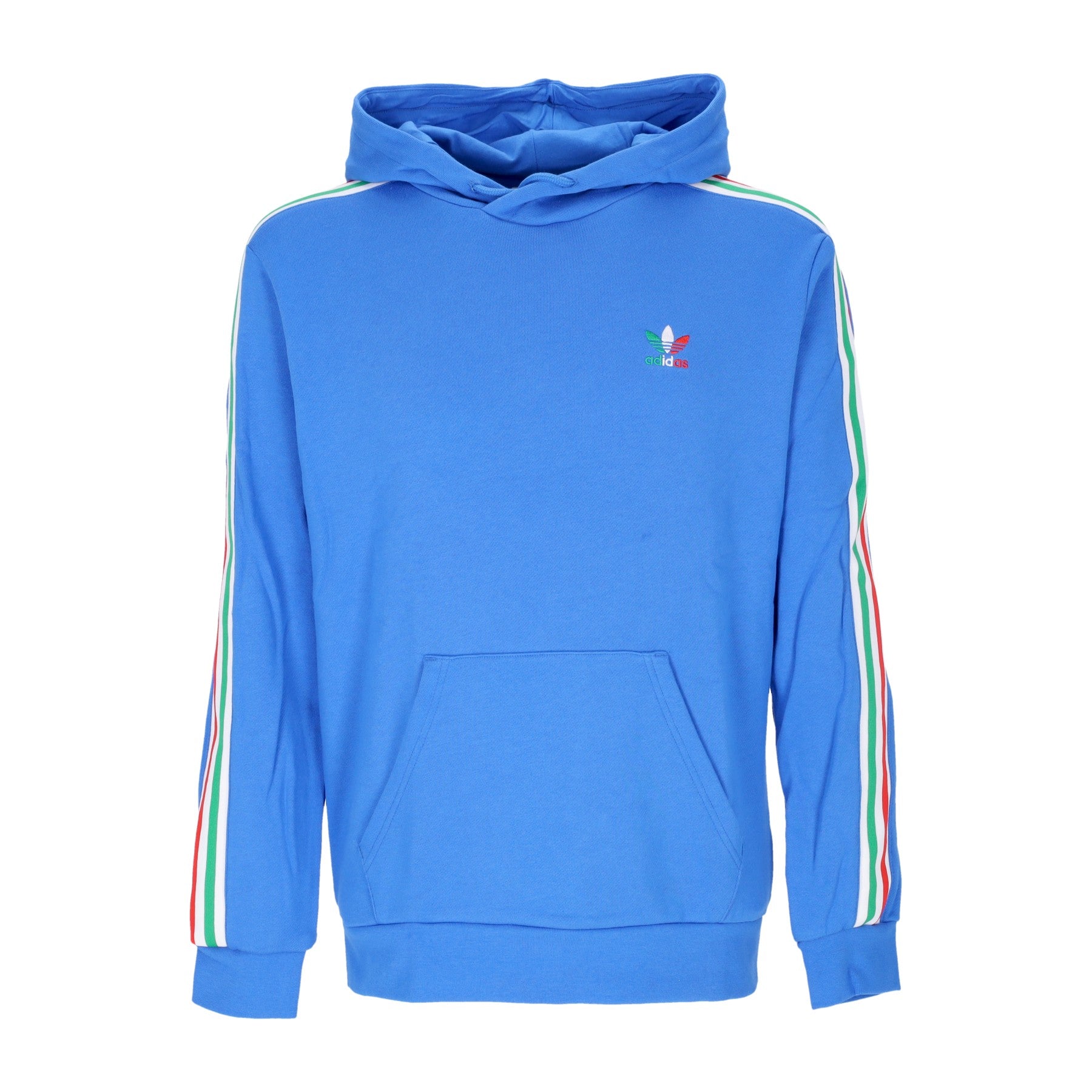 Adidas, Felpa Leggera Cappuccio Uomo Fb Nations Hoody, Bright Royal/green/white/red