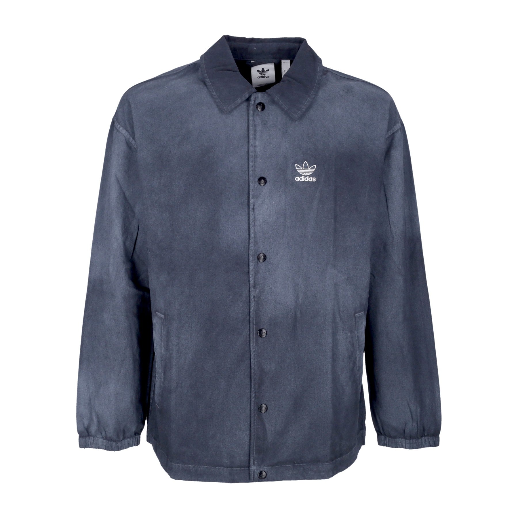 Adidas, Giacca Coach Jacket Uomo Essentials + Dye Coach Shirt, Black/white