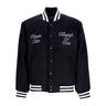 Obey, Giubbotto College Uomo Time Varsity Jacket, Black