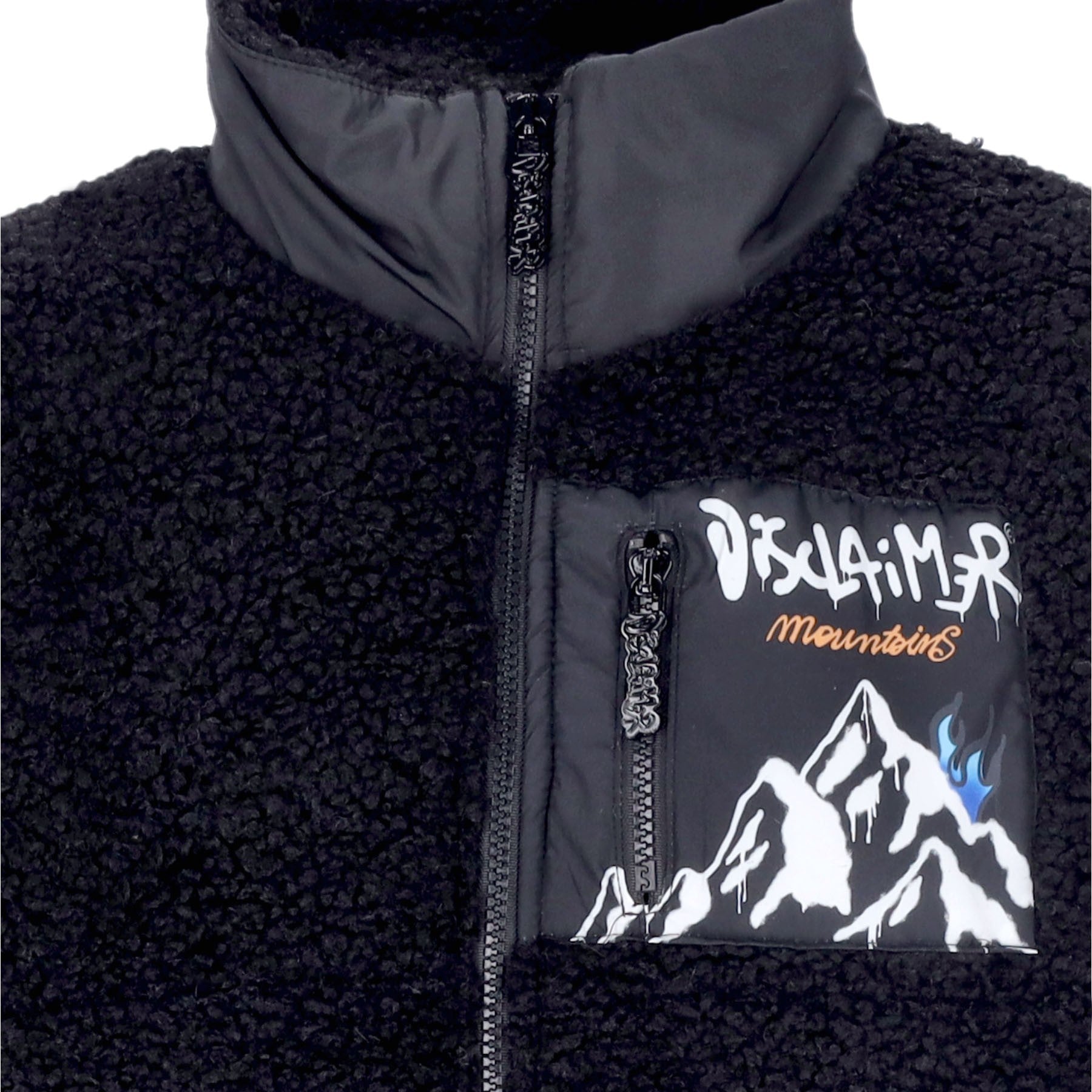 Orsetto Uomo Mountain Eco-teddy Jacket Black