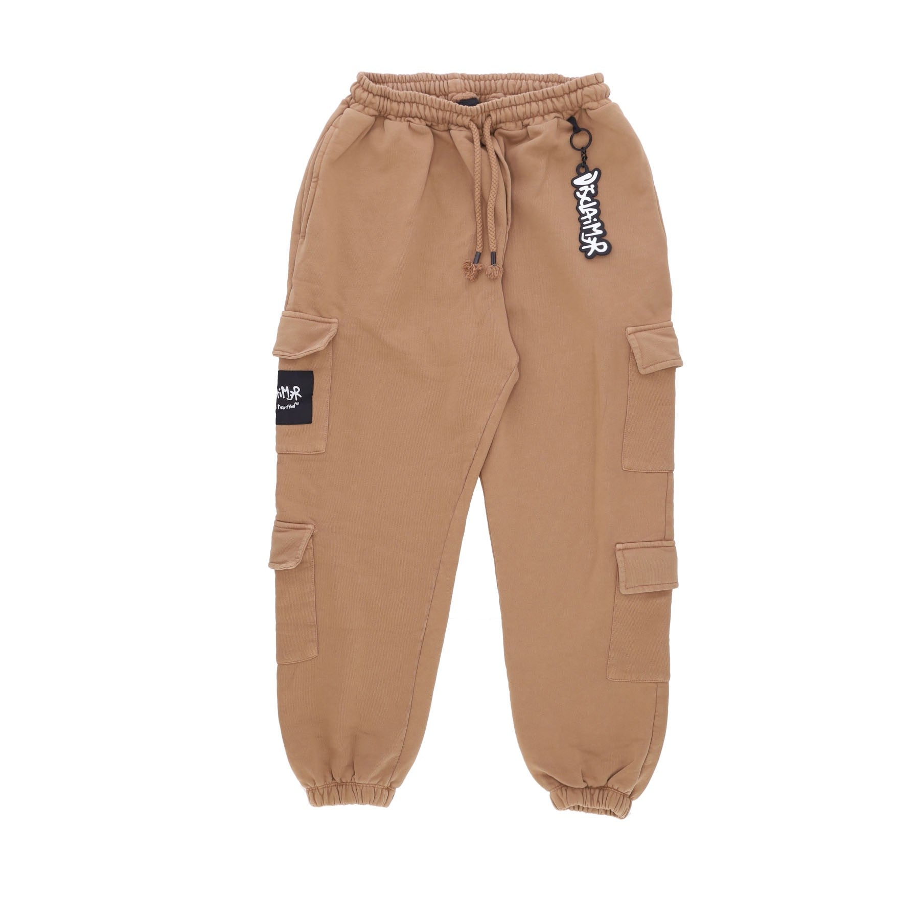 Lightweight Men's Tracksuit Pants Pockets Pant Stone Wash Brown