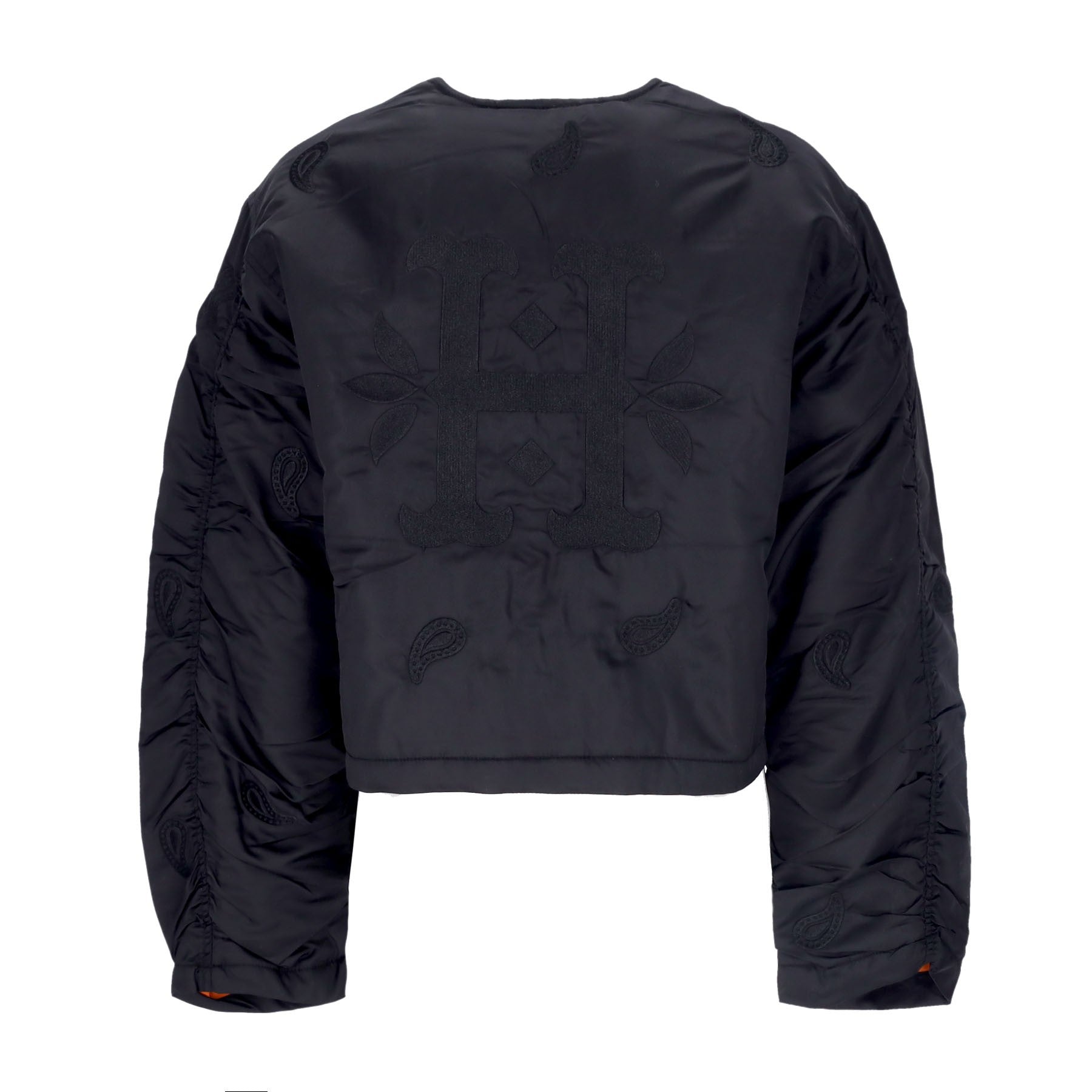 Huf, Giubbotto Corto Donna Paisley Satin Bomber, 