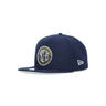 New Era, Cappellino Visiera Piatta Uomo Nba City Night Alt Graphic 5950 Indpac, Original Team Colors