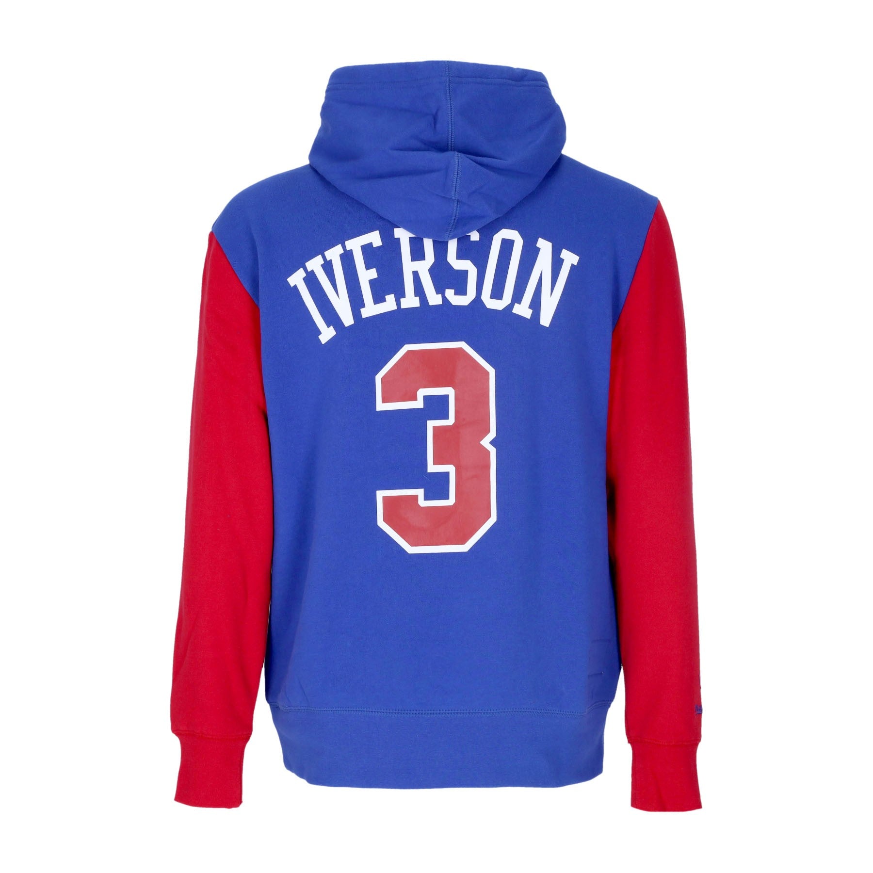 Mitchell & Ness, Felpa Cappuccio Uomo Nba Fashion Fleece Hoodie 1996 No 3 Allen Iverson Hardwood Classics  Phi76e, 