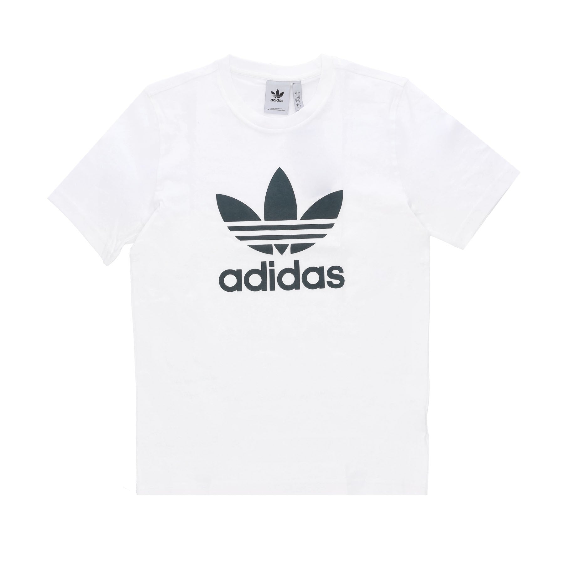 Adidas, Maglietta Uomo Adicolor Trefoil Tee, White/mint Green