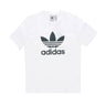 Adidas, Maglietta Uomo Adicolor Trefoil Tee, White/mint Green