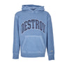 Huf, Felpa Cappuccio Uomo Destroy Rebuild Fader Hoodie, Blue