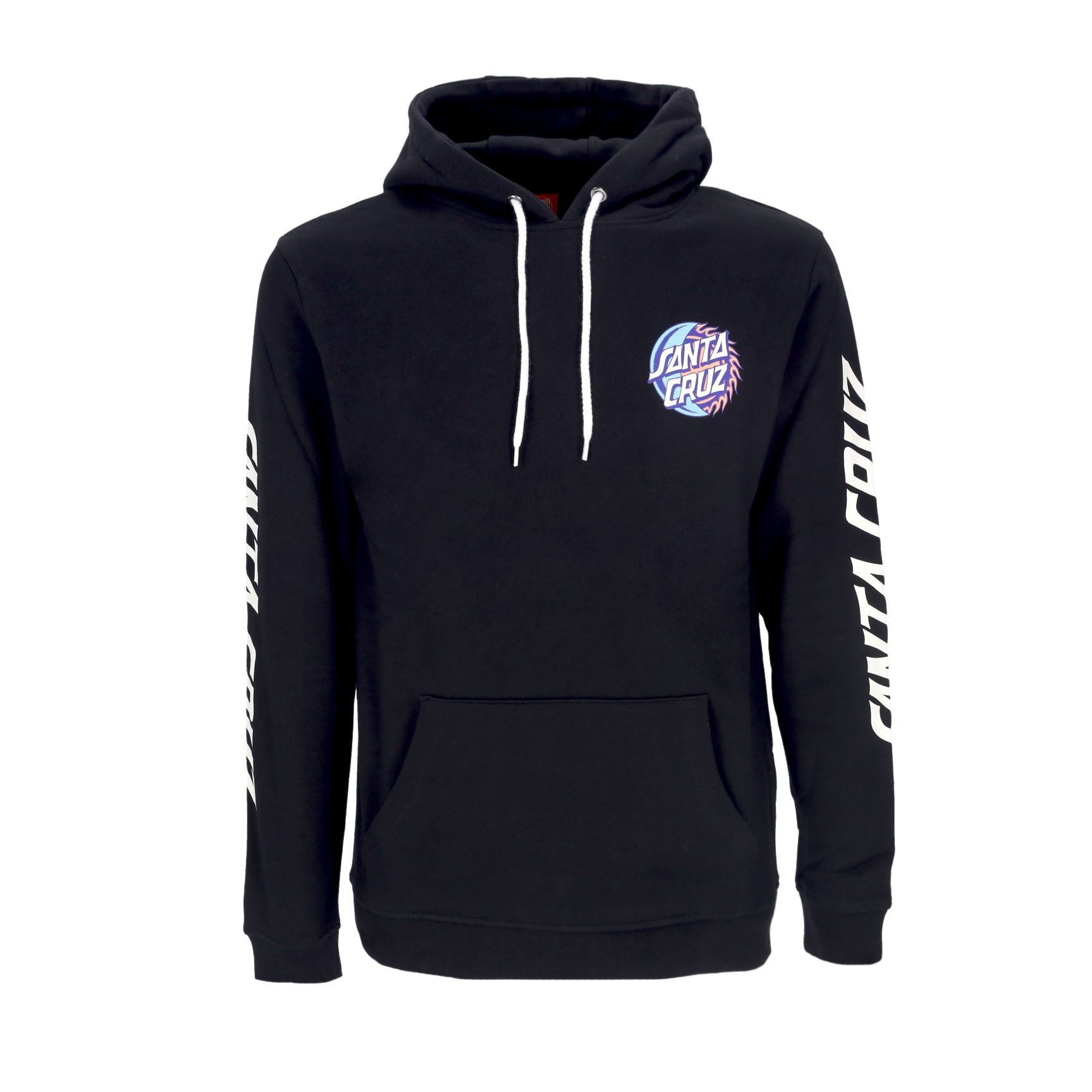 Eclipse Dot Hood Men's Sweatshirt Black