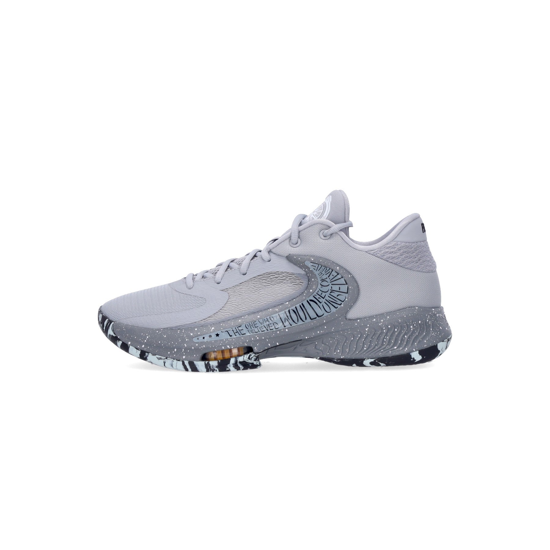 Scarpa Alta Uomo Zoom Freak 4 Wolf Grey/white/cool Grey/black