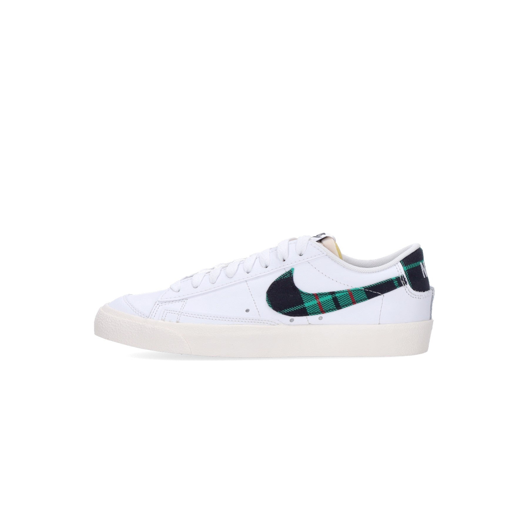 Nike, Scarpa Bassa Uomo Blazer Low 77 Premium, White/stadium Green/white/university Red