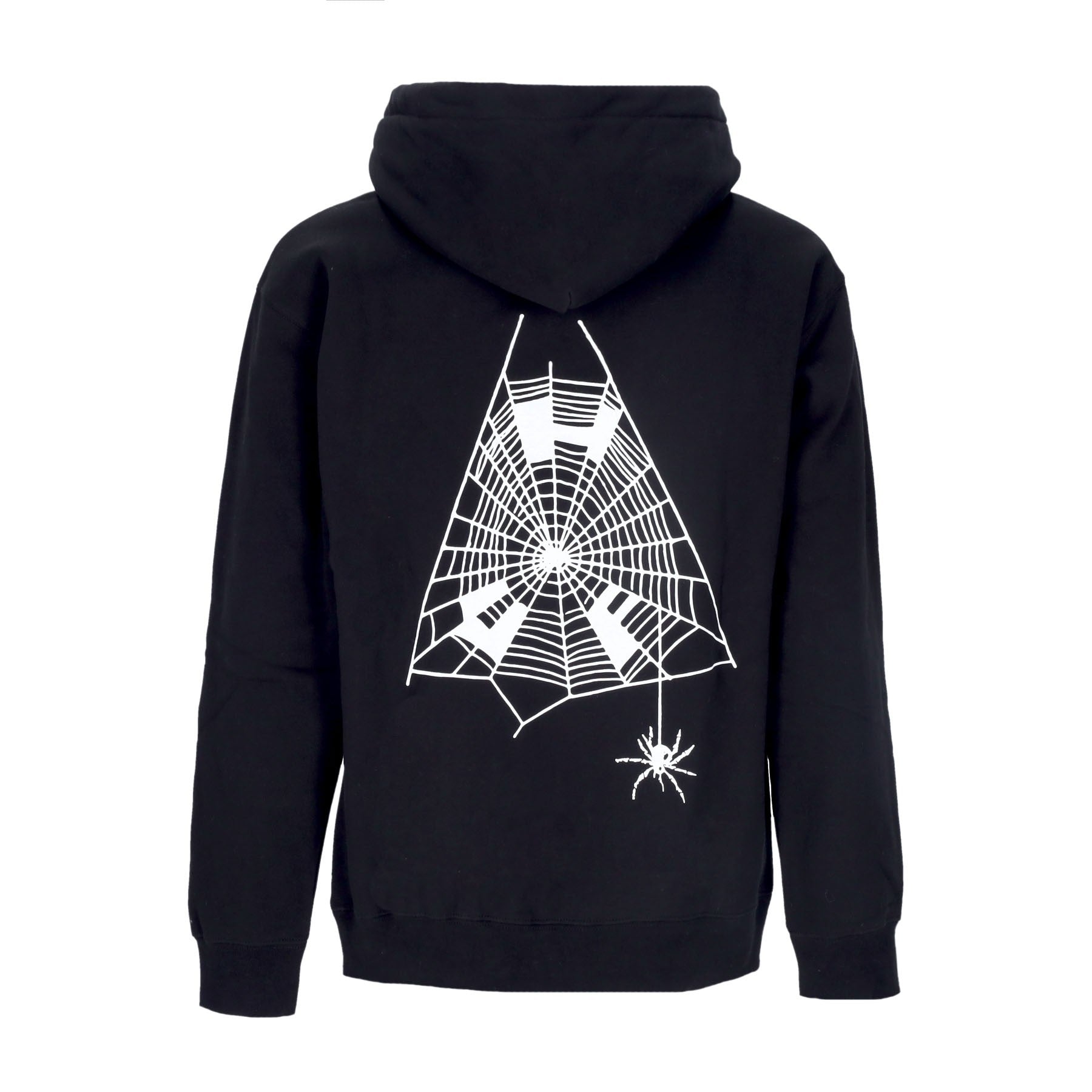 Huf, Felpa Cappuccio Uomo Tangled Webs Tt Po Hoodie, Black