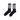 Propaganda, Calza Media Uomo Ribs Socks, Black/white