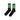 Propaganda, Calza Media Uomo Ribs Socks, Black/green