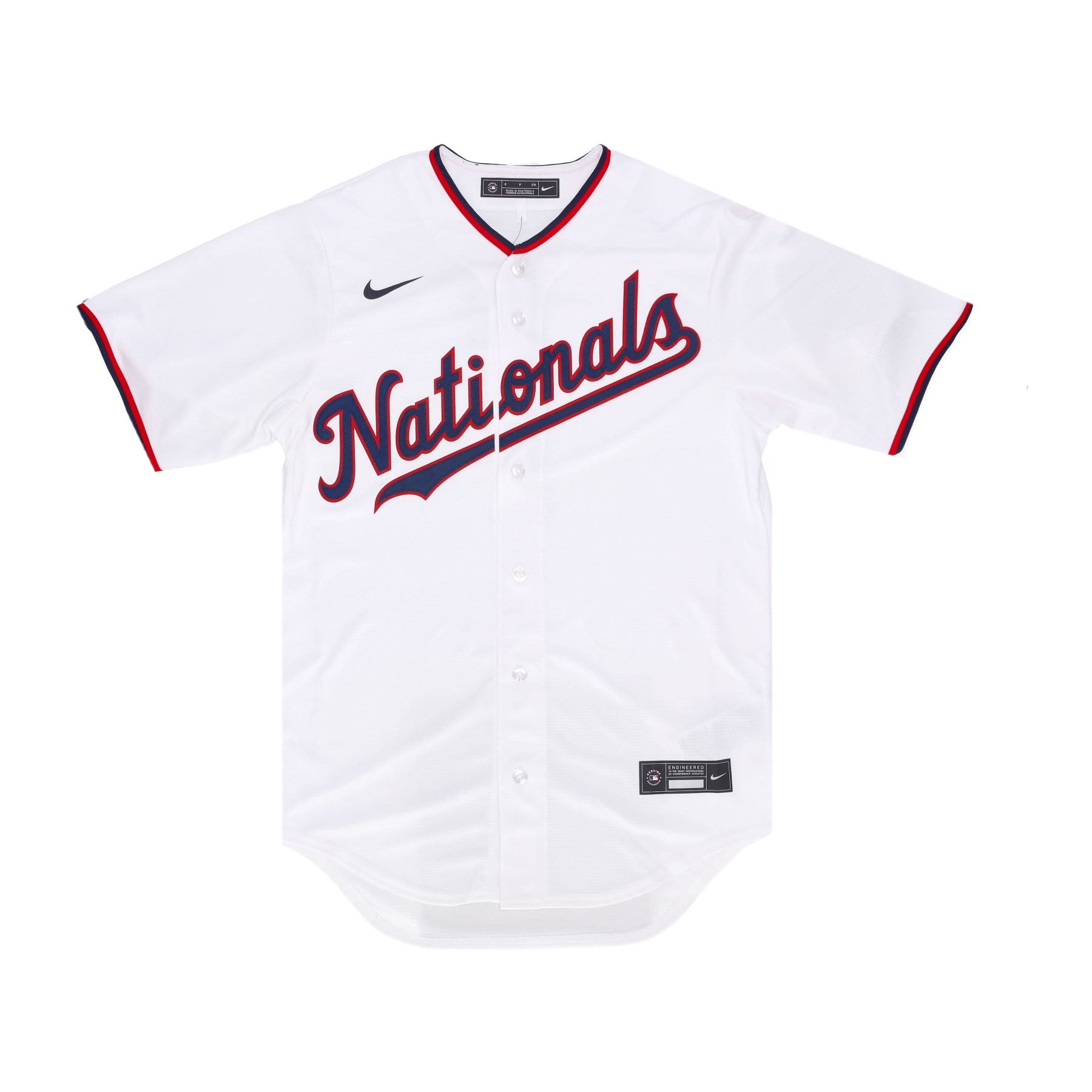 Baseball Jersey Men Mlb Official Replica Home Jersey Wasnat White