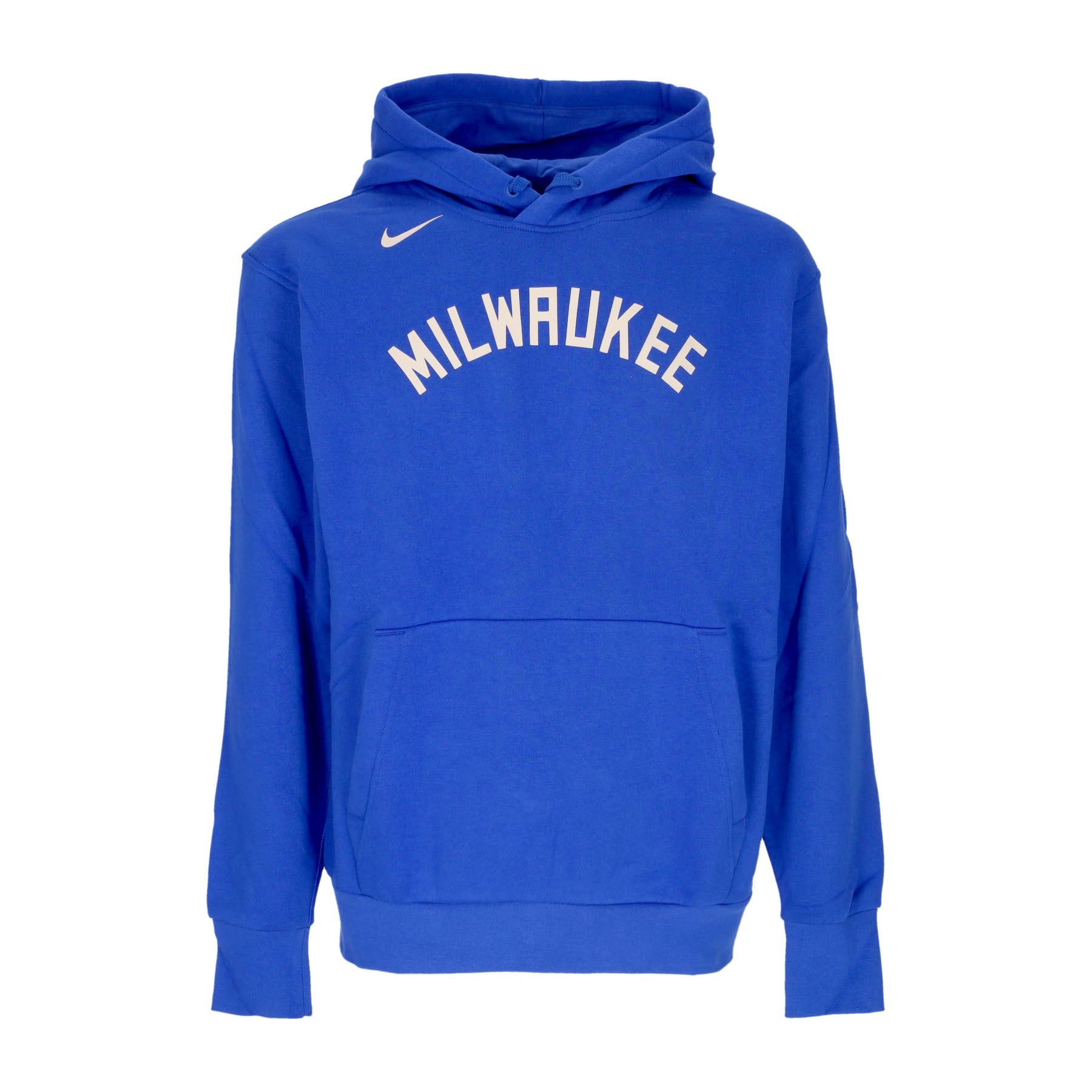 Nike Nba, Felpa Cappuccio Uomo Nba City Edition Essential Fleece Hoodie Milbuc, Game Royal