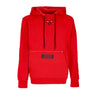 Nike Nba, Felpa Cappuccio Uomo Nba Courtside Fleece Hoodie Chibul, University Red