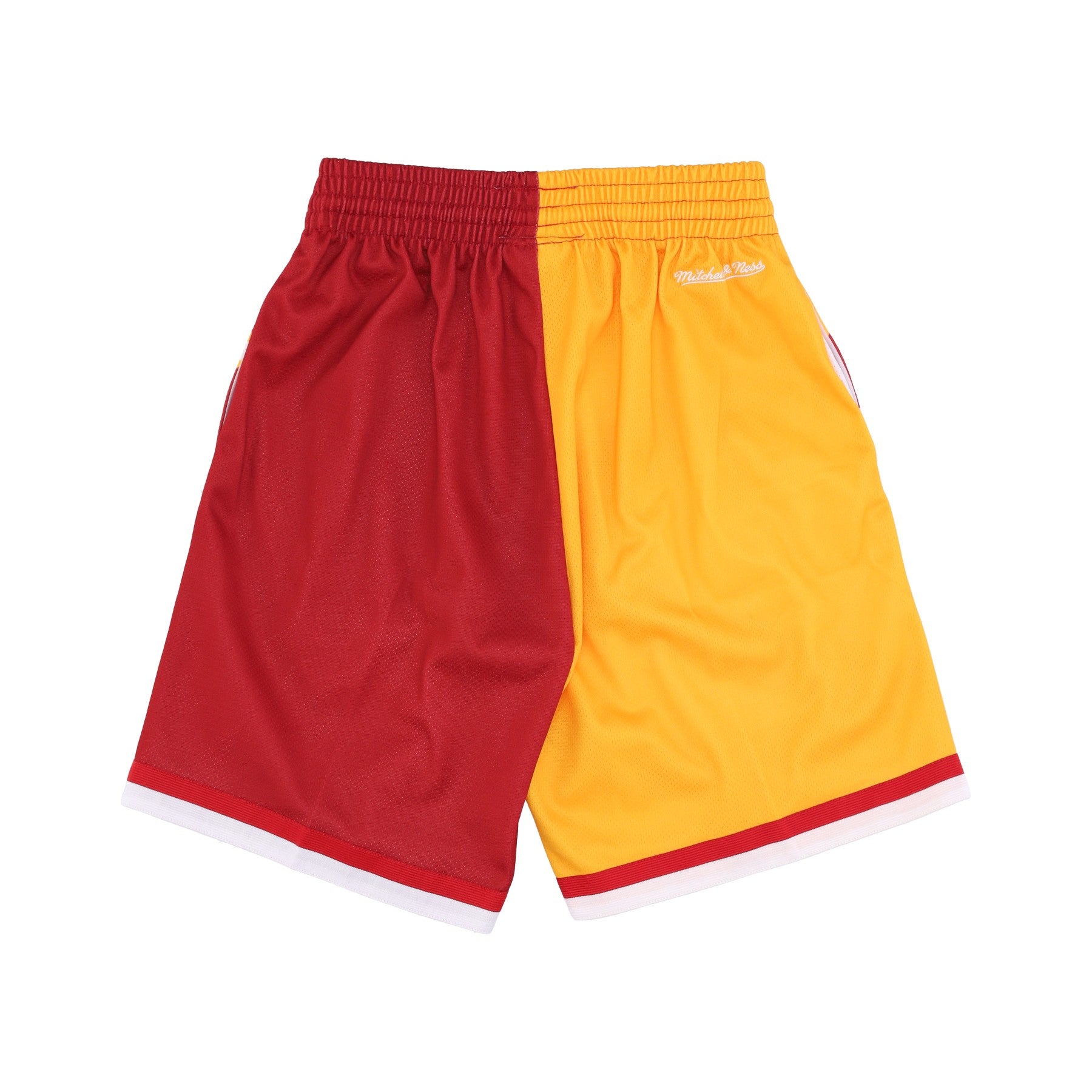 Mitchell & Ness, Pantaloncino Tipo Basket Uomo Nba Big Face Fashion Shorts 5.0 Hardwood Classics Atlhaw, 