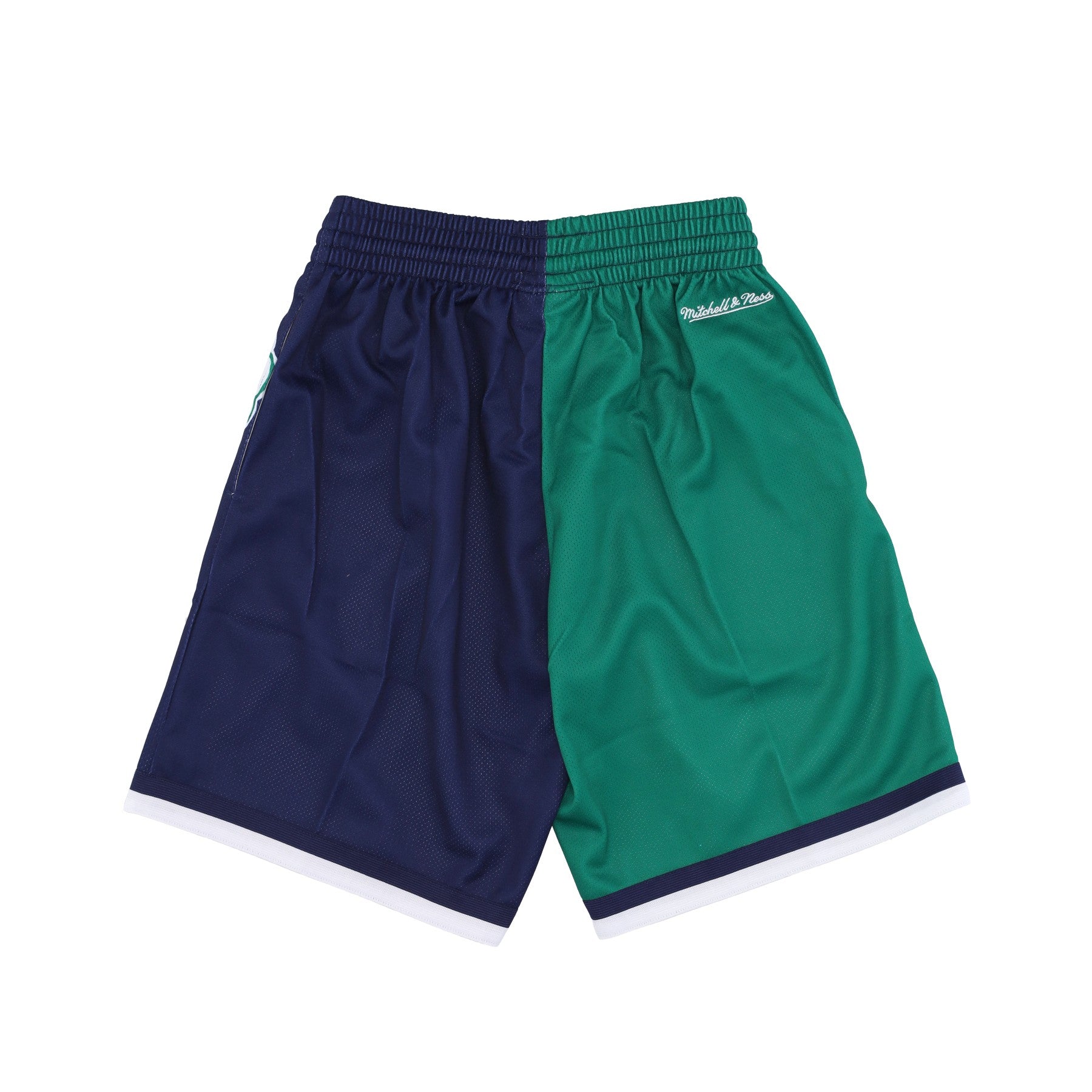 Mitchell & Ness, Pantaloncino Tipo Basket Uomo Nba Big Face Fashion Shorts 5.0 Hardwood Classics Dalmav, Green