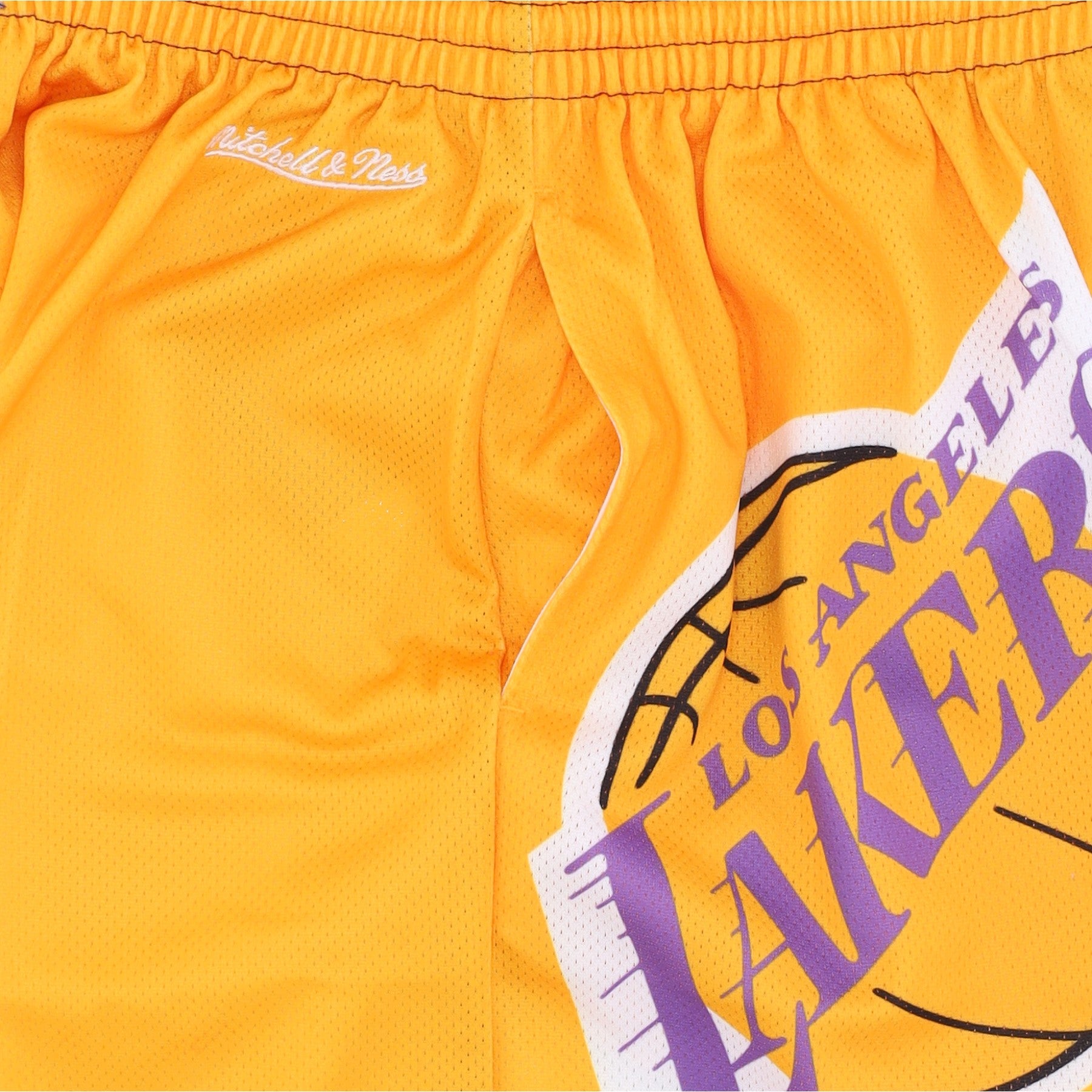 Mitchell & Ness, Pantaloncino Tipo Basket Uomo Nba Big Face Fashion Shorts 5.0 Hardwood Classics Loslak, 