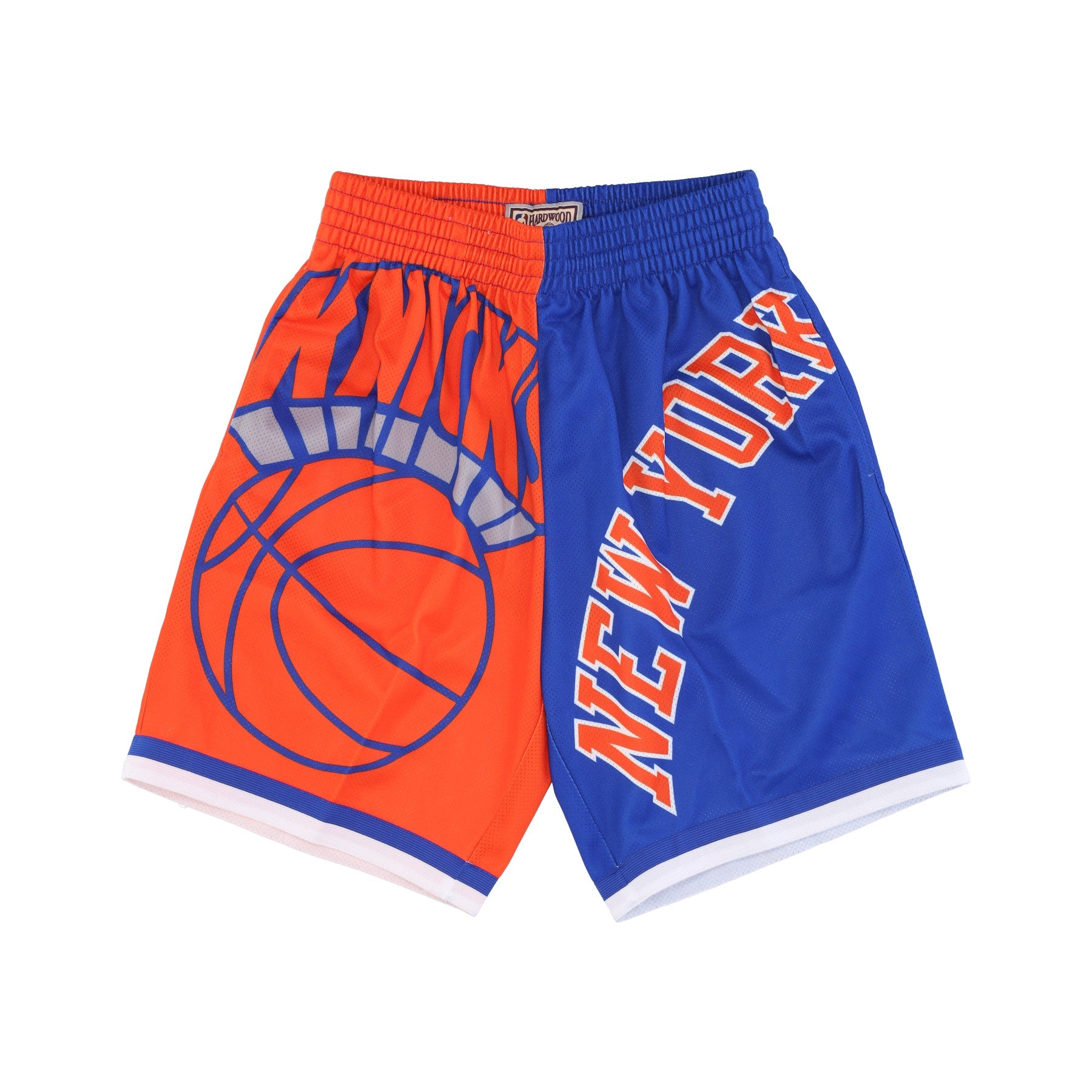 Mitchell & Ness, Pantaloncino Tipo Basket Uomo Nba Big Face Fashion Shorts 5.0 Hardwood Classics Neykni, Blue