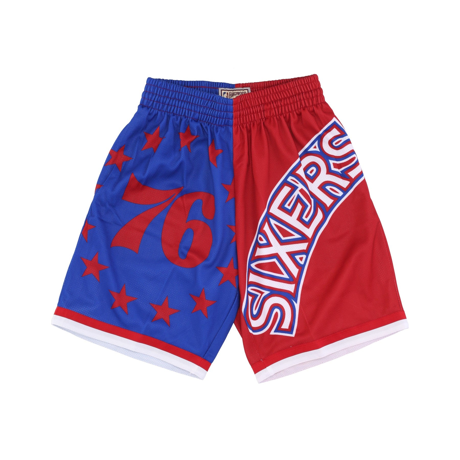 Mitchell & Ness, Pantaloncino Tipo Basket Uomo Nba Big Face Fashion Shorts 5.0 Hardwood Classics Phi76e, Blue