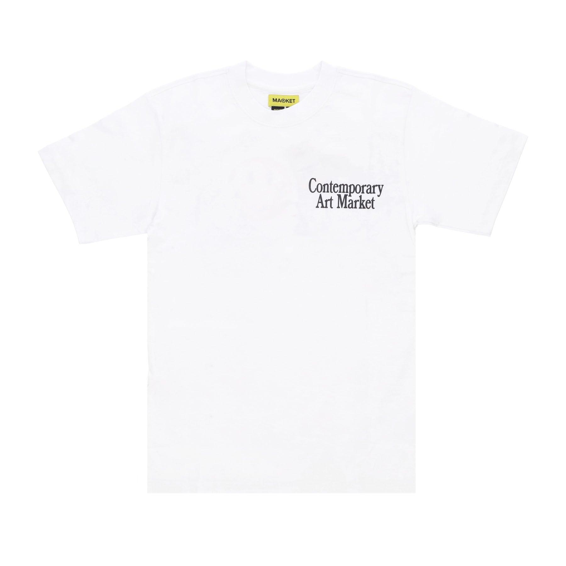 Contemporary Art Market Tee X Smiley Weißes Herren-T-Shirt