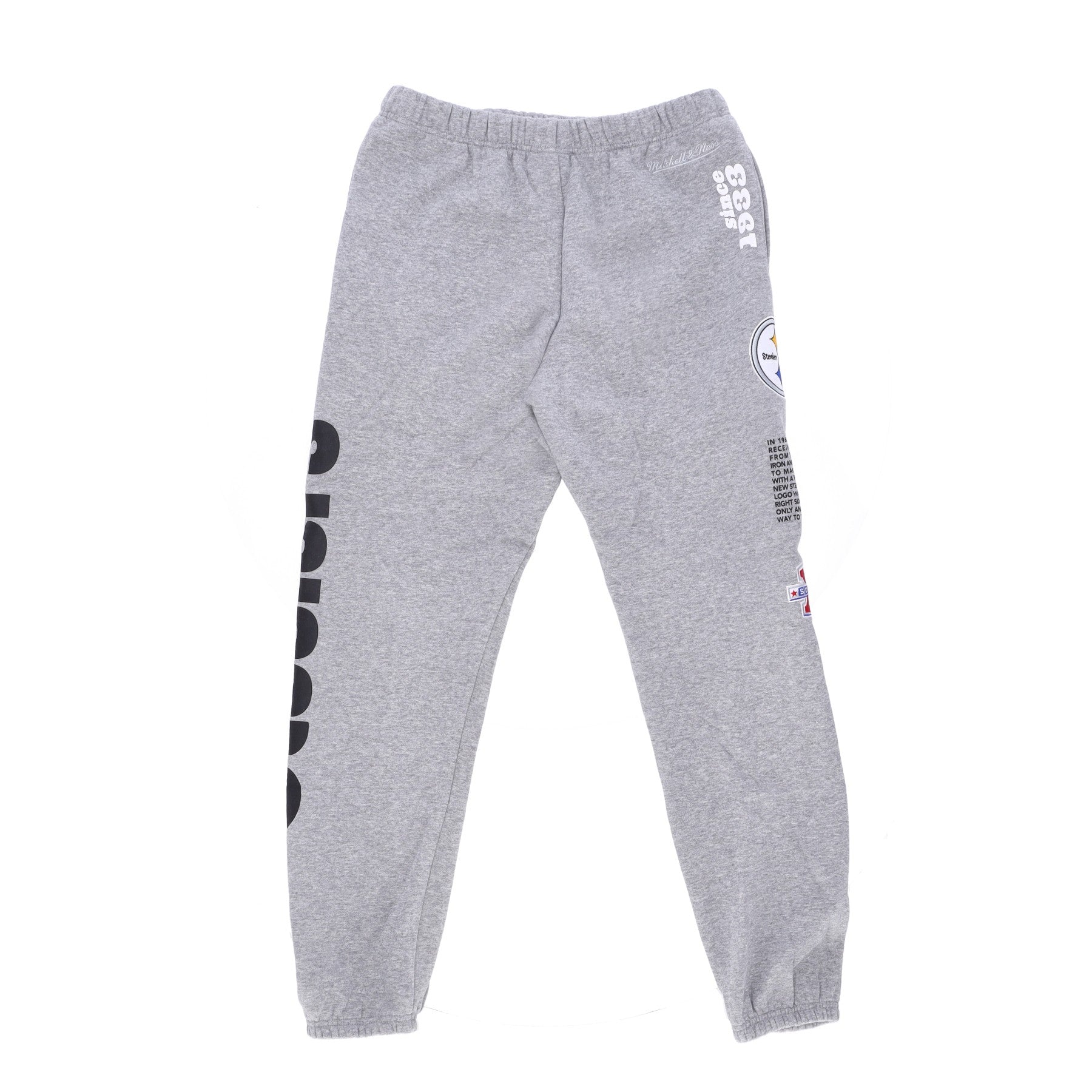 Mitchell & Ness, Pantalone Tuta Felpato Uomo Nfl Team Origins Fleece Pant Pitste, 