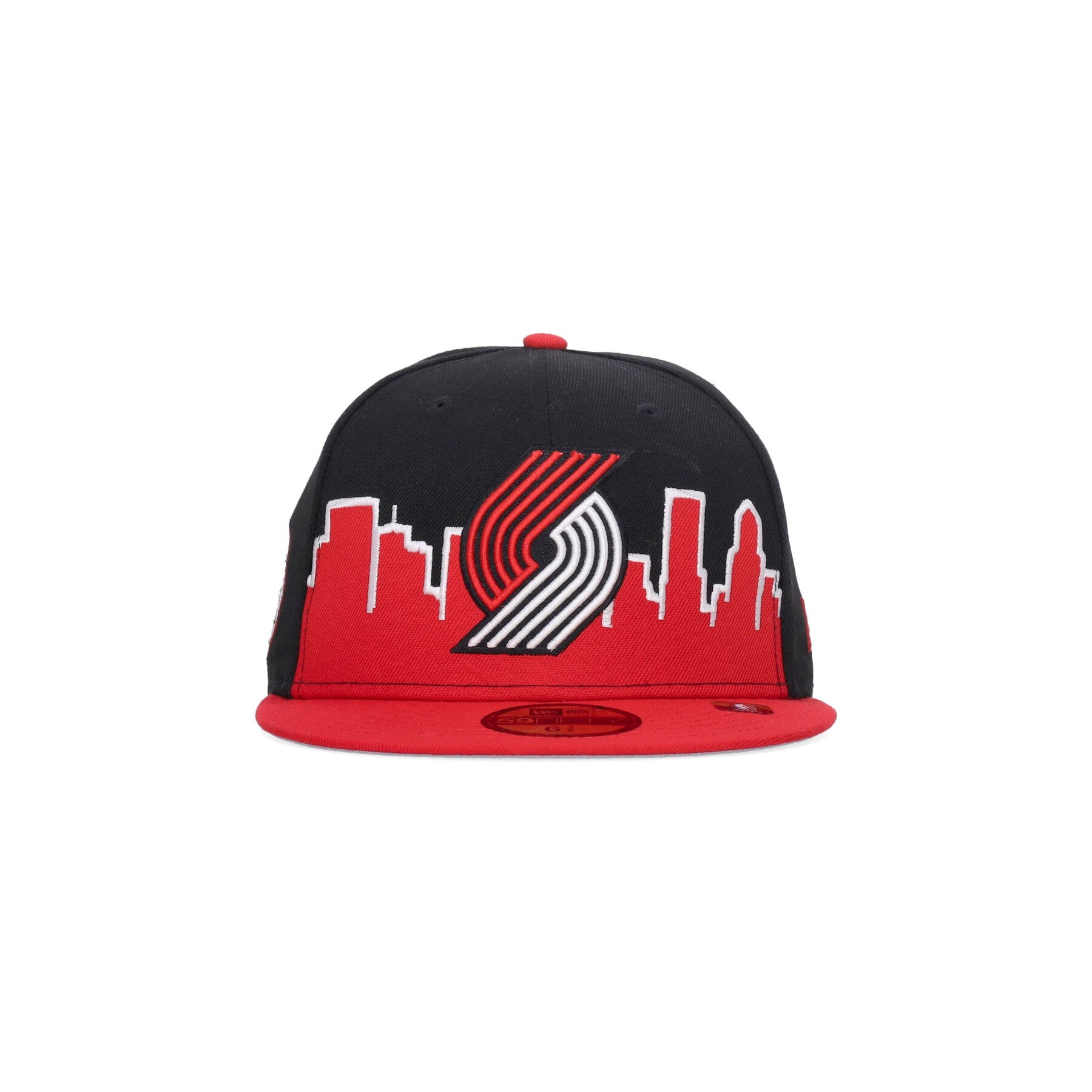 New Era, Cappellino Visiera Piatta Uomo Nba Tip Off 5950 Porbla, Black/original Team Colors