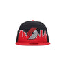 New Era, Cappellino Visiera Piatta Uomo Nba Tip Off 5950 Porbla, Black/original Team Colors