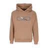 Propaganda, Felpa Cappuccio Uomo Logo Chain Hoodie, Camel