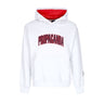 Propaganda, Felpa Cappuccio Uomo College Hoodie, White