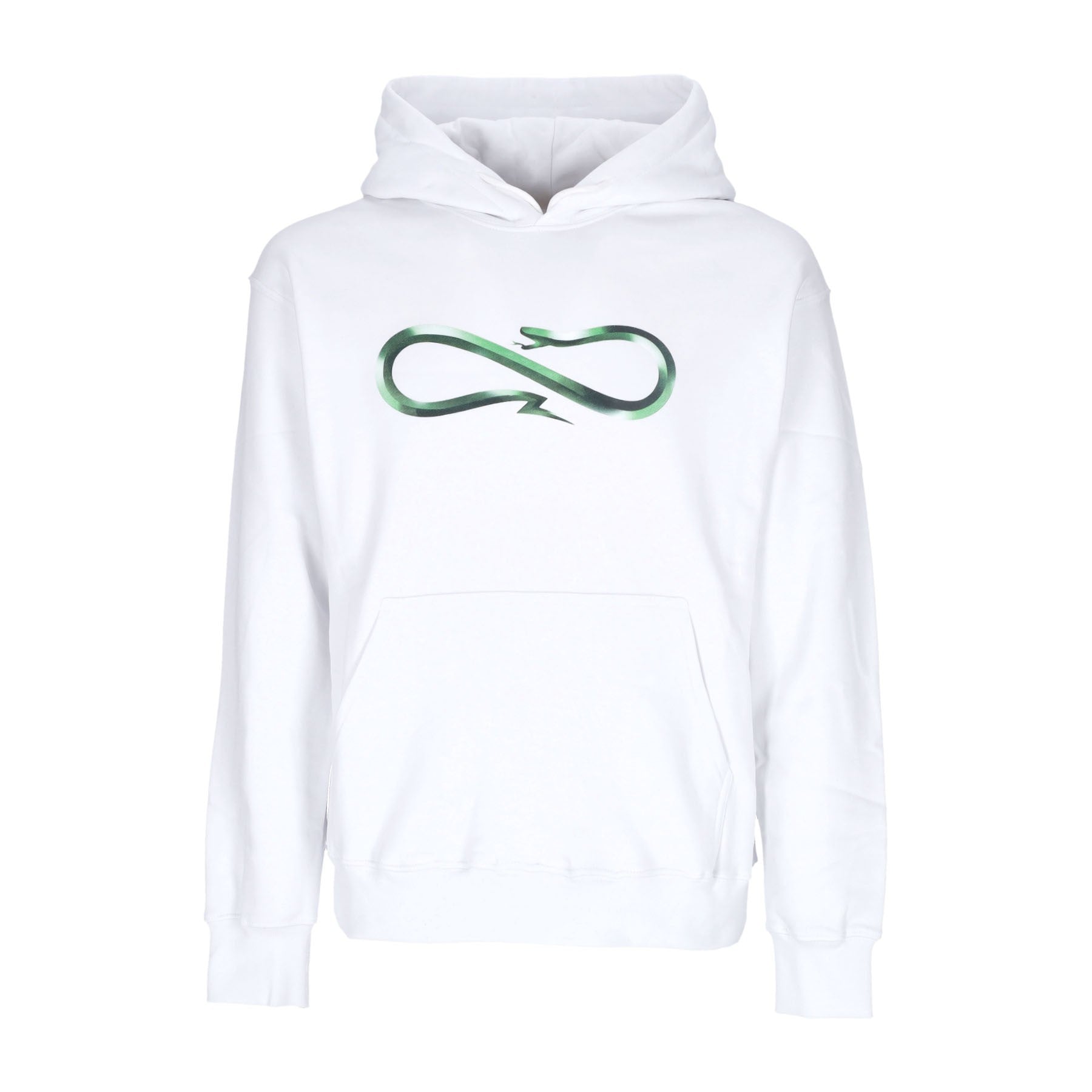 Propaganda, Felpa Cappuccio Uomo Logo Steel Hoodie, White