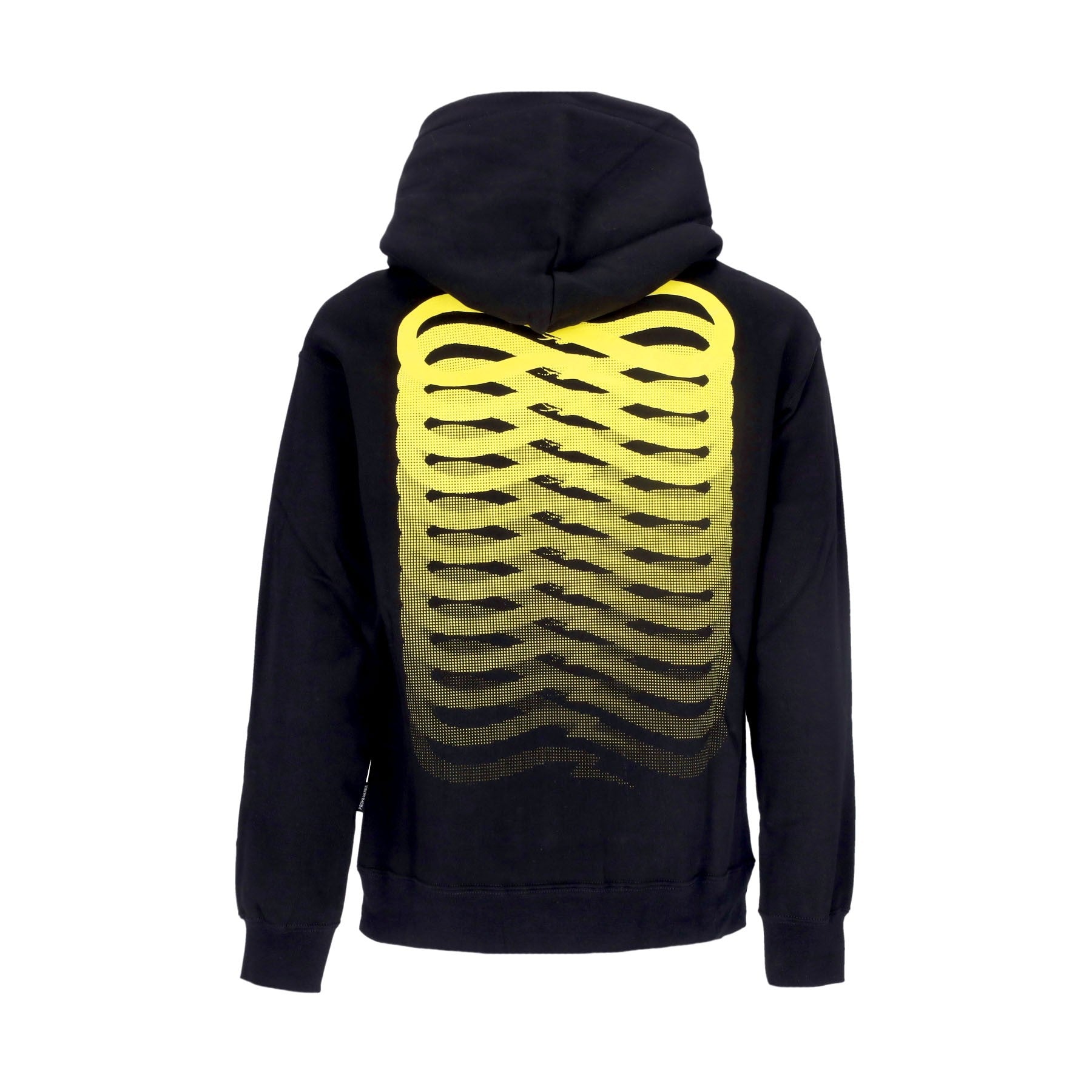 Propaganda, Felpa Cappuccio Uomo Ribs Hoodie, Black