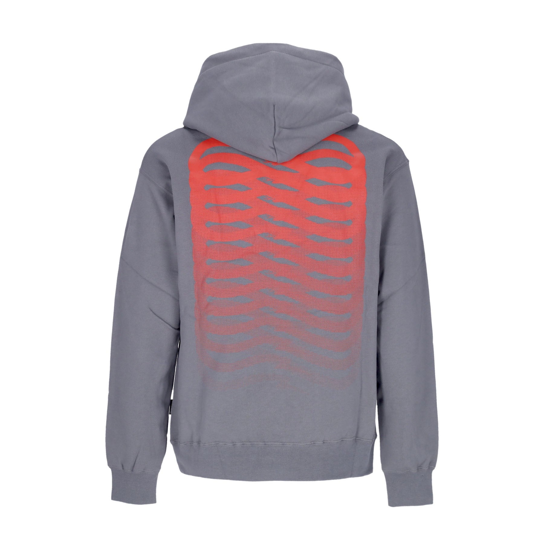 Propaganda, Felpa Cappuccio Uomo Ribs Hoodie, Grey