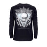 Propaganda, Maglietta Manica Lunga Uomo Triangle Skeleton L/s Tee, Black