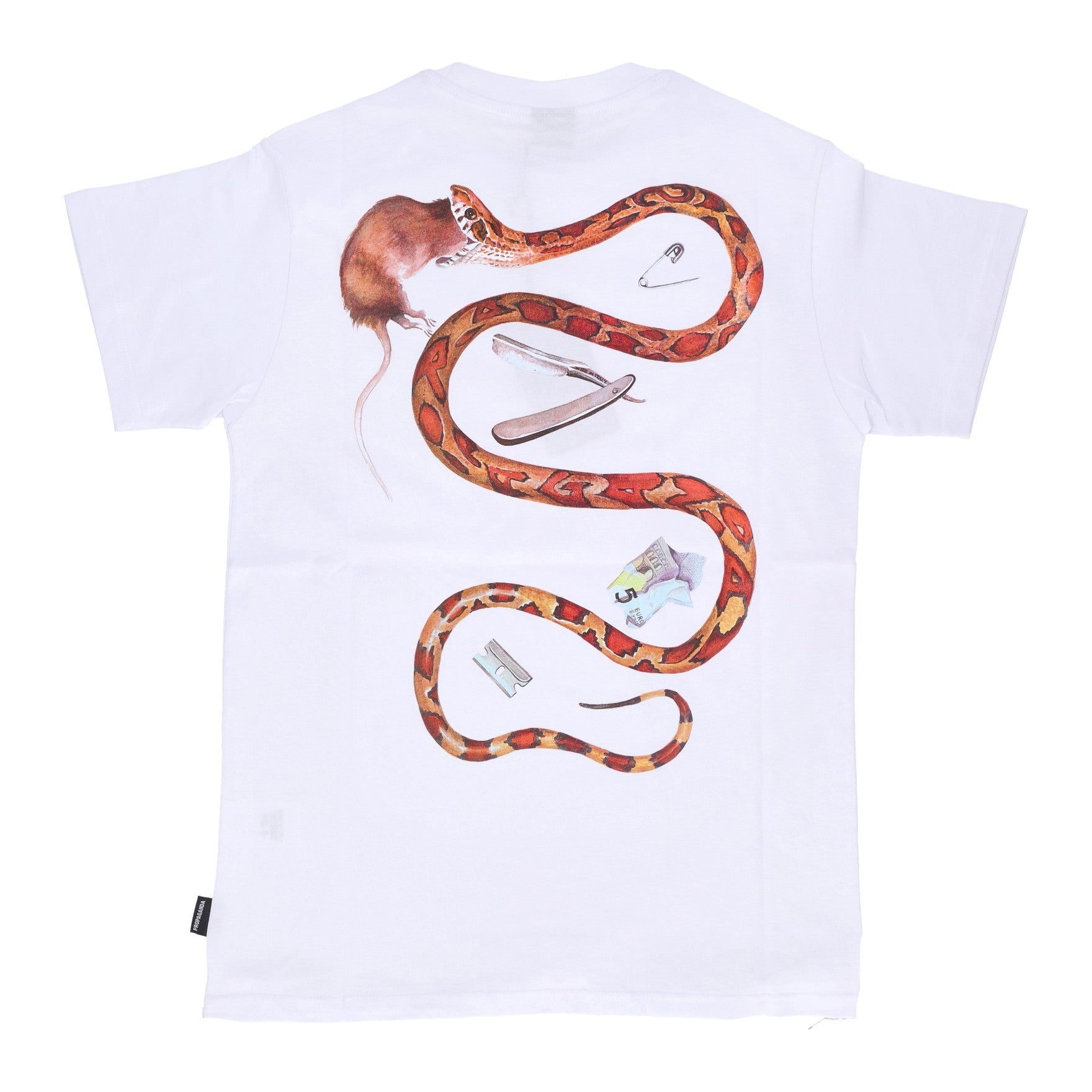 Propaganda, Maglietta Uomo Buck 50 Tee, White