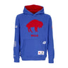 Mitchell & Ness, Felpa Cappuccio Uomo Nfl Team Origins Fleece Hoodie Bufbil, Royal