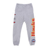 Mitchell & Ness, Pantalone Tuta Felpato Uomo Nba Team Origins Fleece Pant Hardwood Classics Atlhaw, Grey Heather