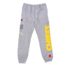 Mitchell & Ness, Pantalone Tuta Felpato Uomo Nfl Team Origins Fleece Pant Kanchi, Grey Heather