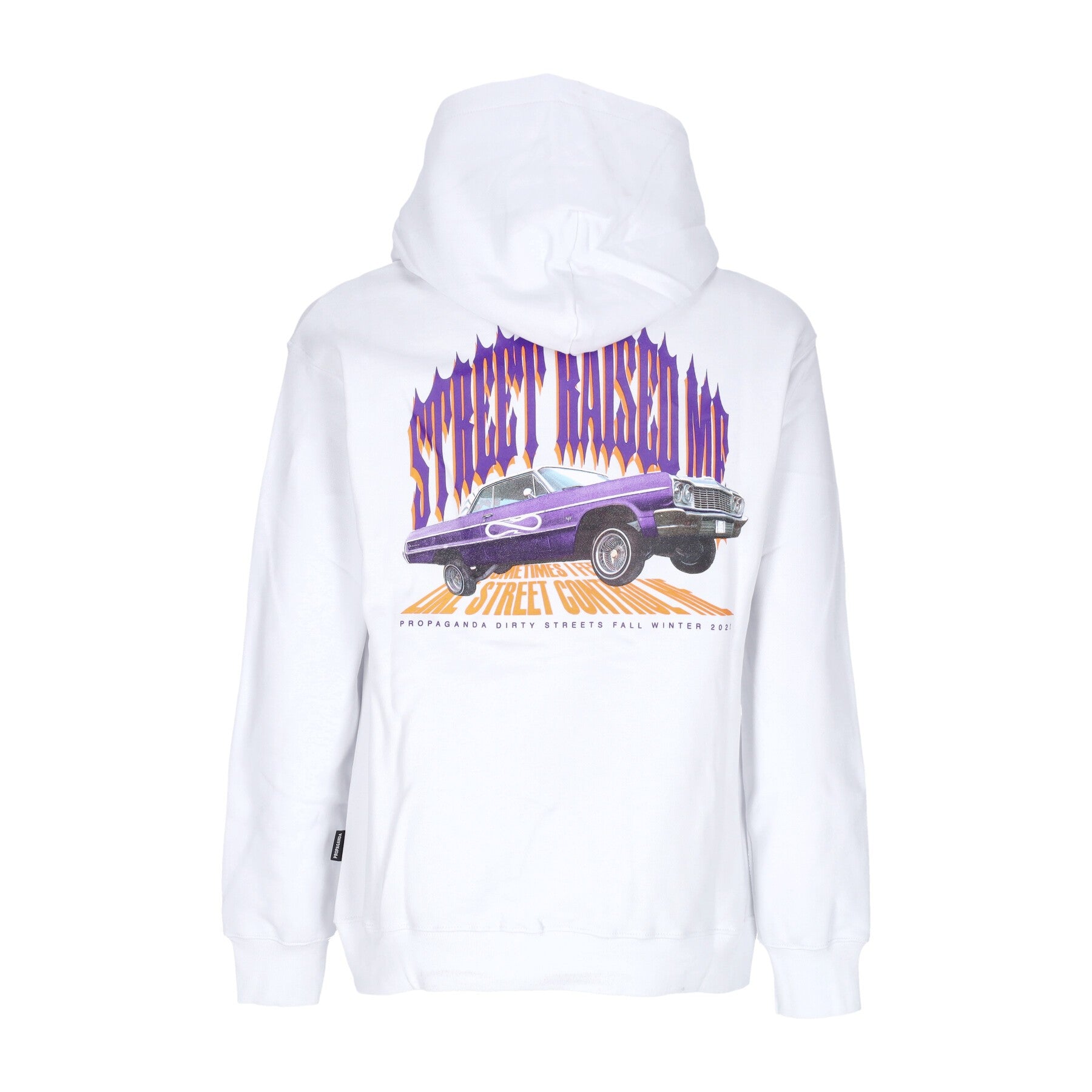 Propaganda, Felpa Cappuccio Uomo Chevy Hoodie, White