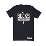 Nike Nba, Maglietta Uomo Nba Dri-fit Essential Practice Gpx Tee Milbuc, Black