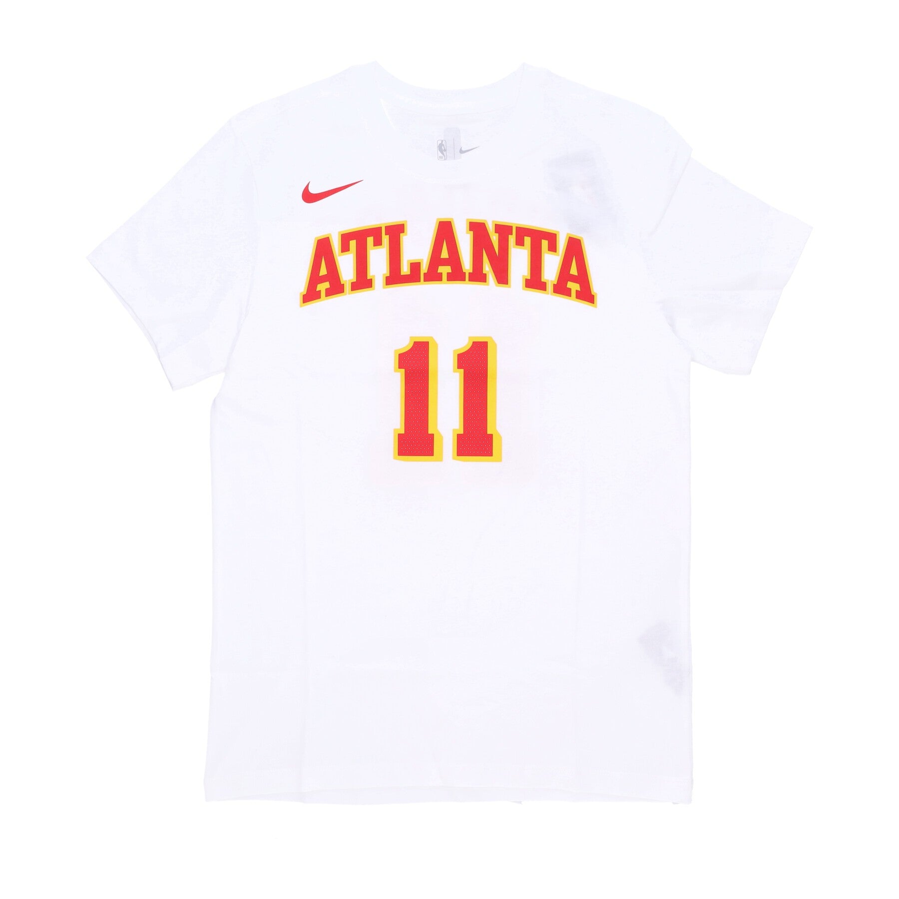 Nike Nba, Maglietta Uomo Nba Essential Tee No 11 Trae Young Atlhaw, White