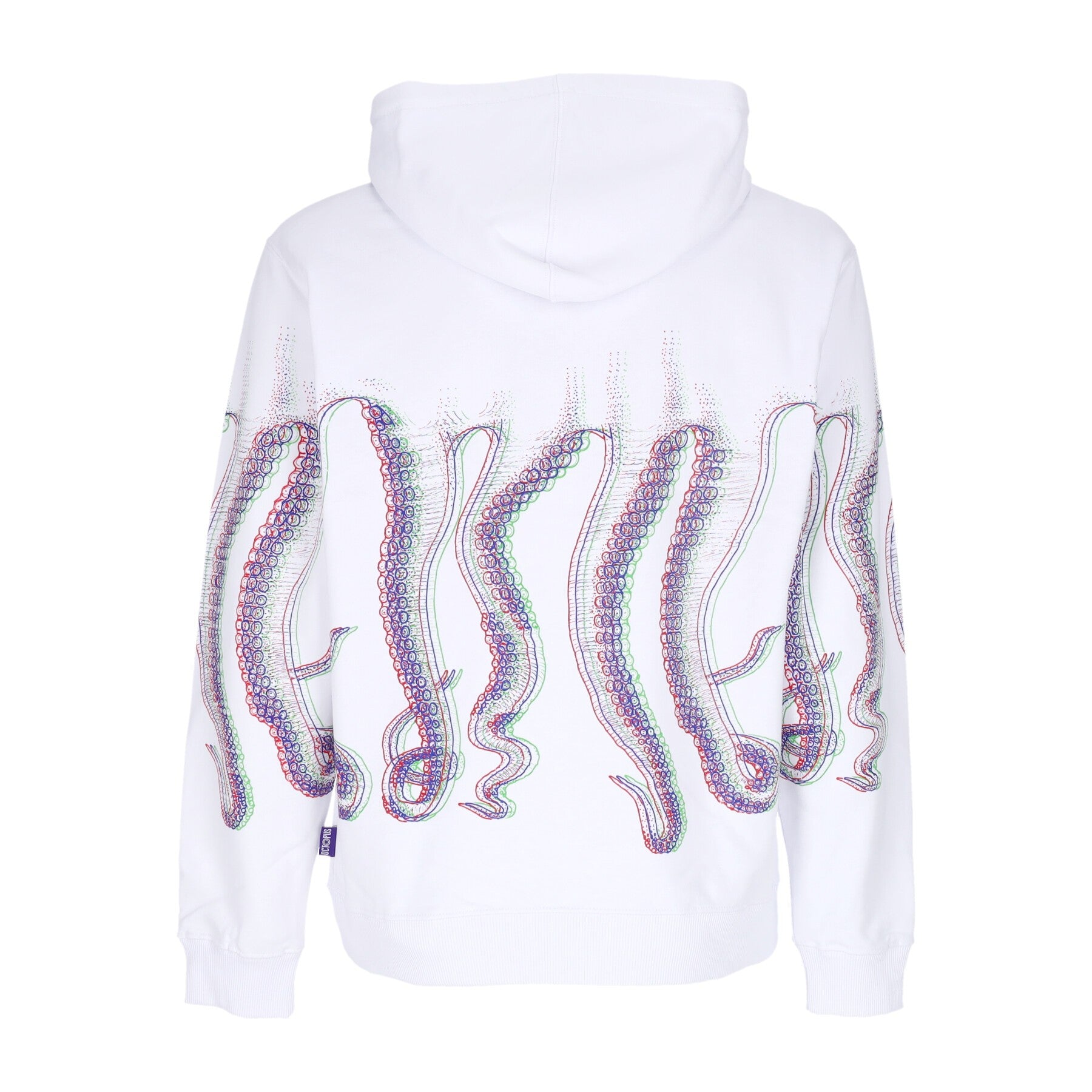 Octopus, Felpa Leggera Cappuccio Uomo Fuzzy Hoodie, 