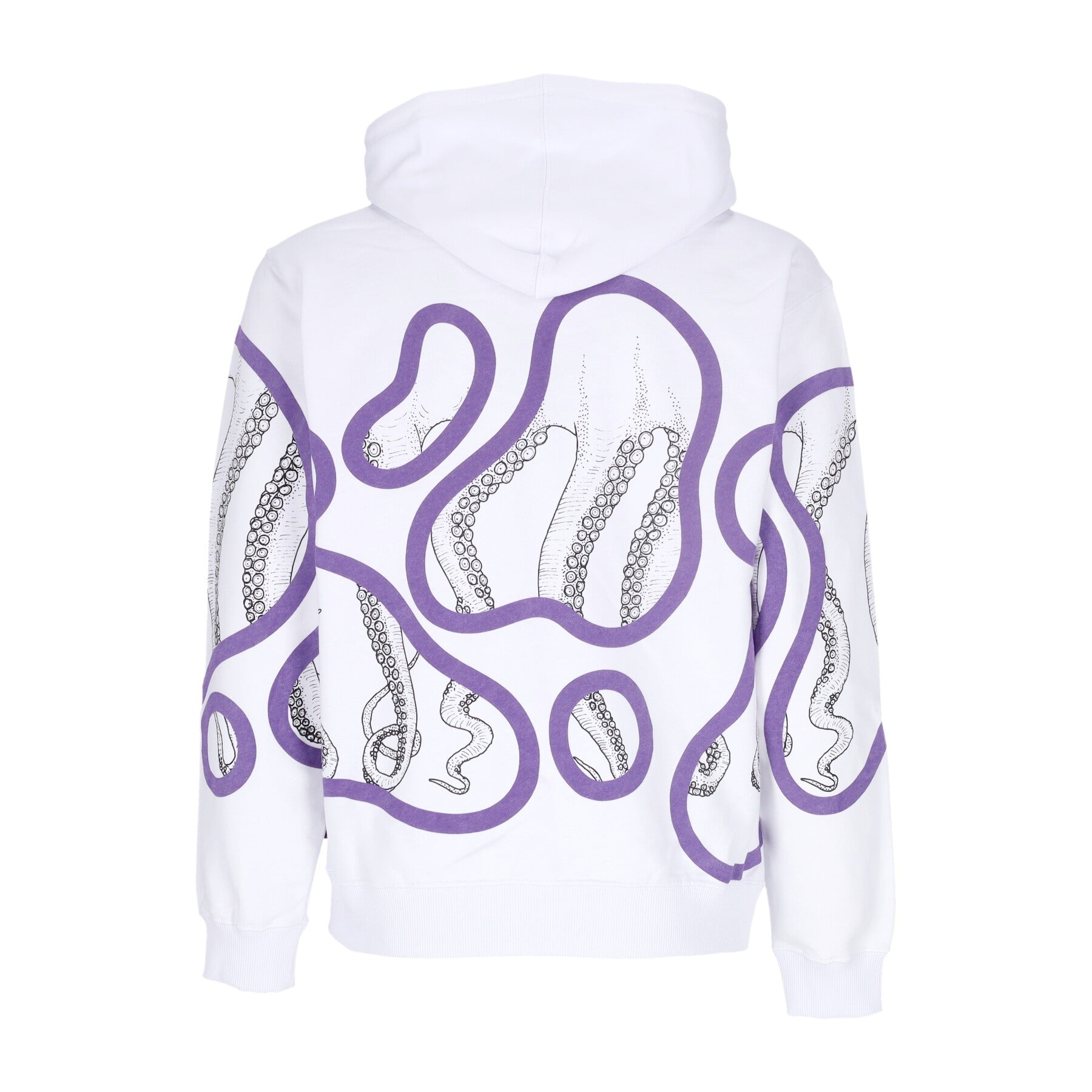 Octopus, Felpa Leggera Cappuccio Uomo Stained Hoodie, 