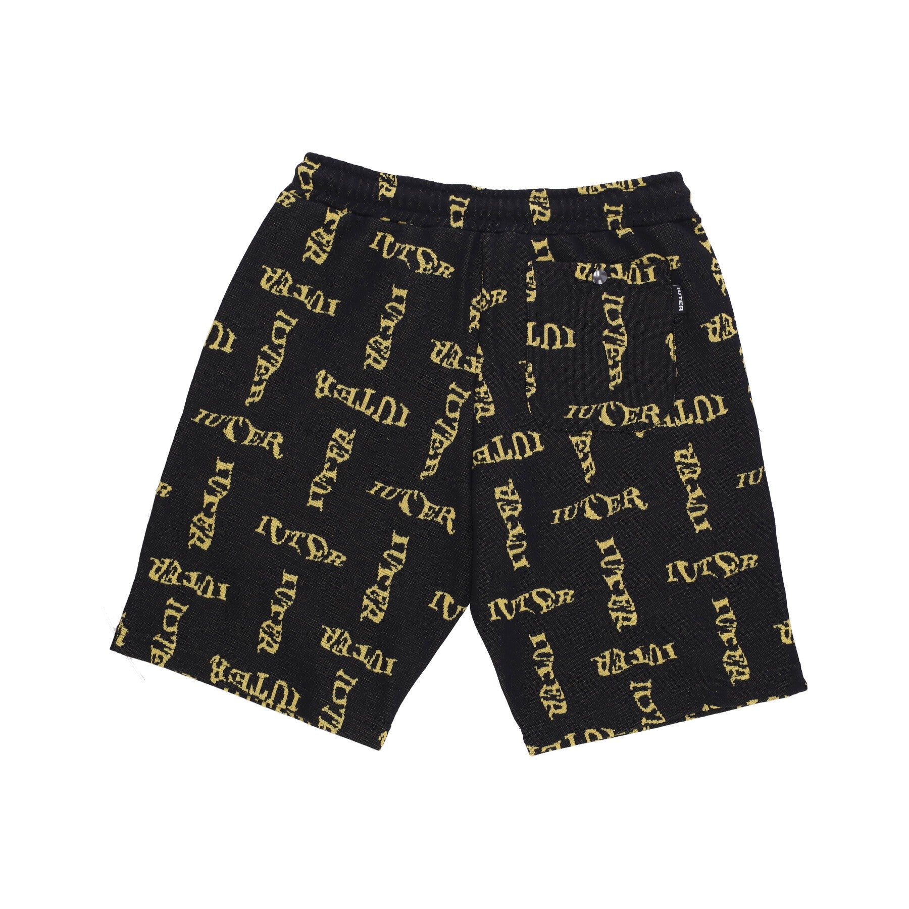 Iuter, Pantalone Corto Uomo Wavy Jacquard Short, 