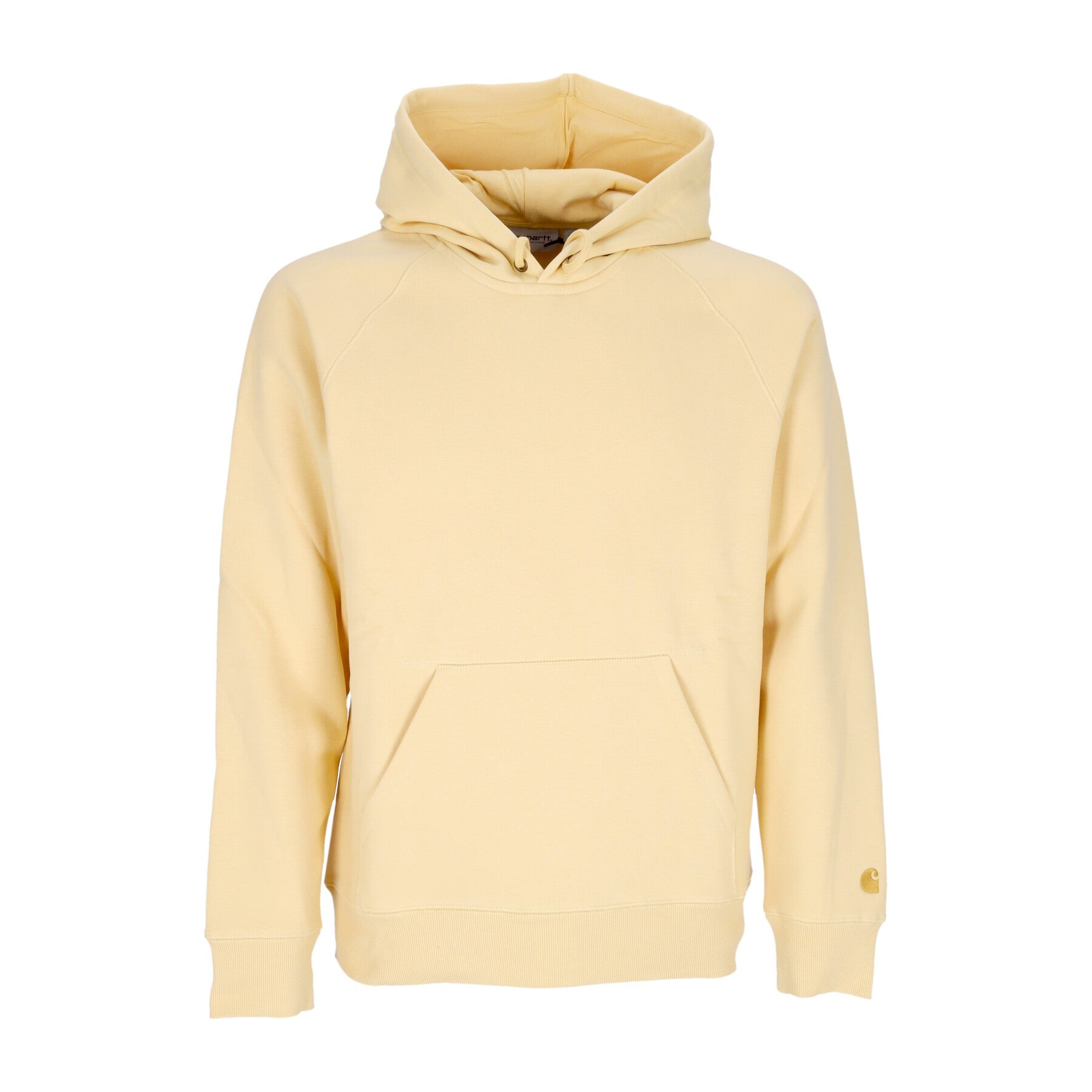 Carhartt Wip, Felpa Cappuccio Uomo Hooded Chase Sweatshirt, Citron/gold