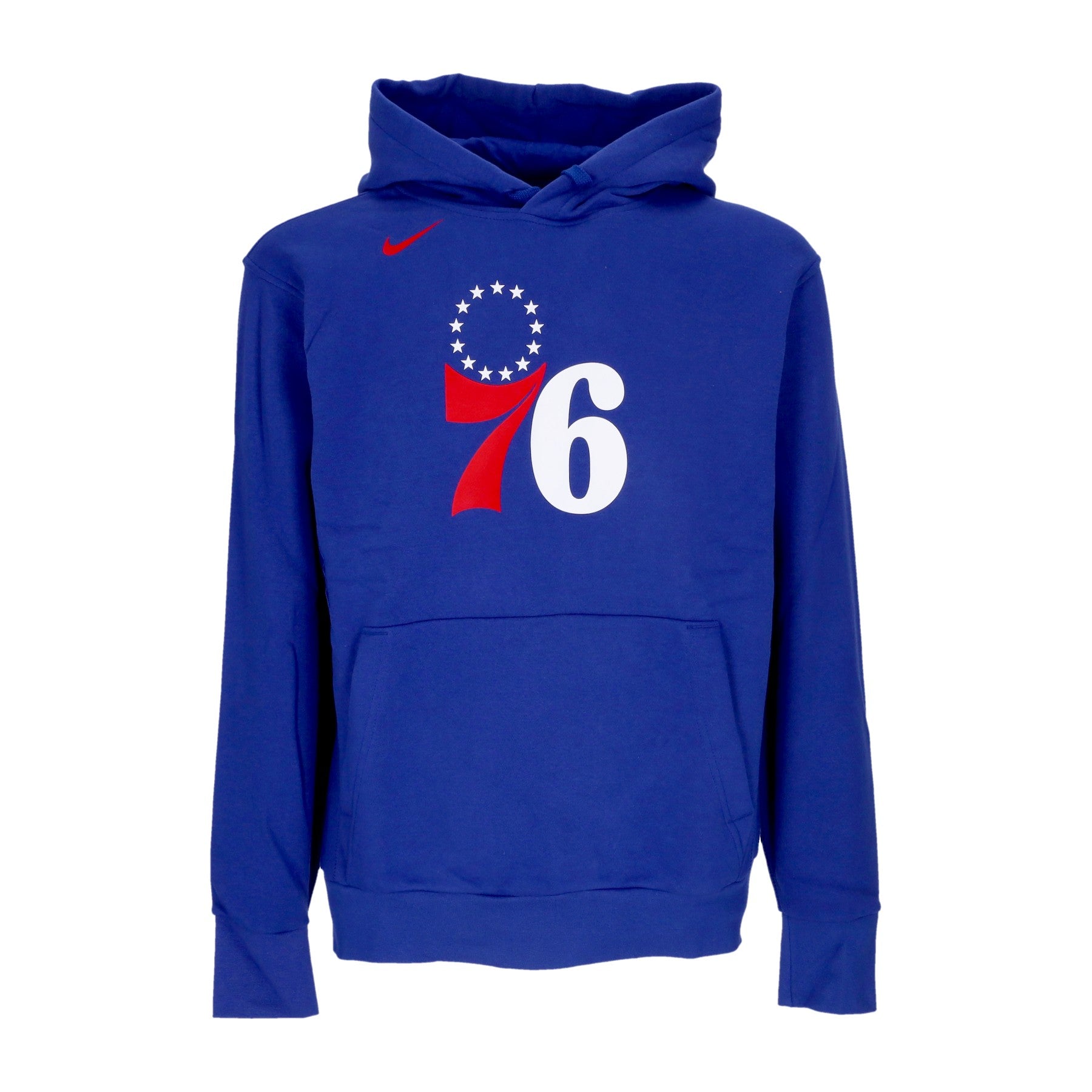 Nike Nba, Felpa Cappuccio Uomo Nba Essential Fleece Hoody Phi76e, Rush Blue