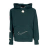 Nike Nba, Felpa Cappuccio Uomo Nba City Edition Courtside Hoodie Boscel, Pro Green