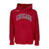 Nike Nba, Felpa Cappuccio Uomo Nba City Edition Essential Fleece Hoodie  Chibul, Team Crimson